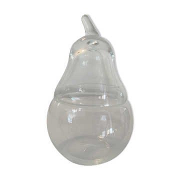 Vide poche poire en verre soufflé vintage