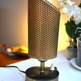 Perforated metal lamp TV atmosphere 50s