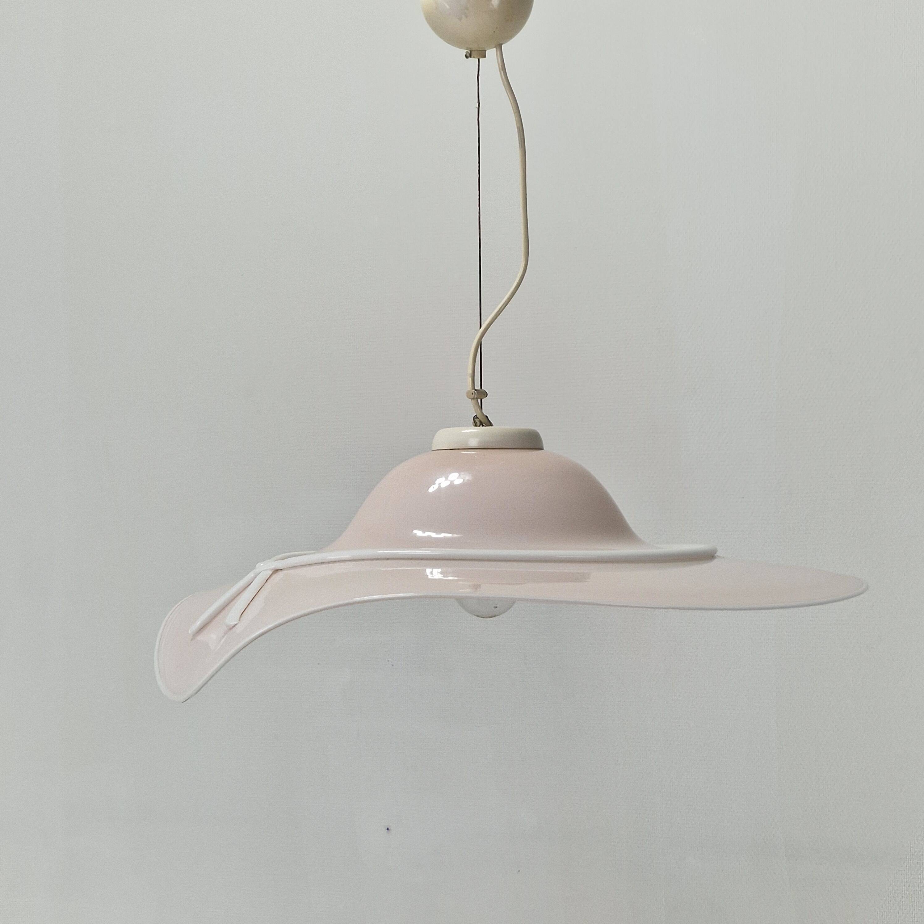 The Art of Venetian Glass: 1970s Murano "Cappellina" Pendant Chandelier