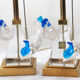 Lalique Crystal Pimlico Birds Table Lalique crystal pimlico birds table lamps Mid-Century