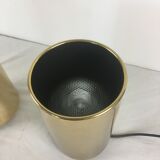 Pair of table lamps in brass model corfu by Roger Nathan