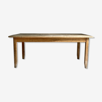 Table de ferme bois brut 50