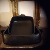 Chamba square black earth dishes