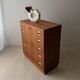 Swedish mid-century chest of drawers teak five drawers