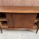 Low sideboard with two sliding doors, vintage 1950