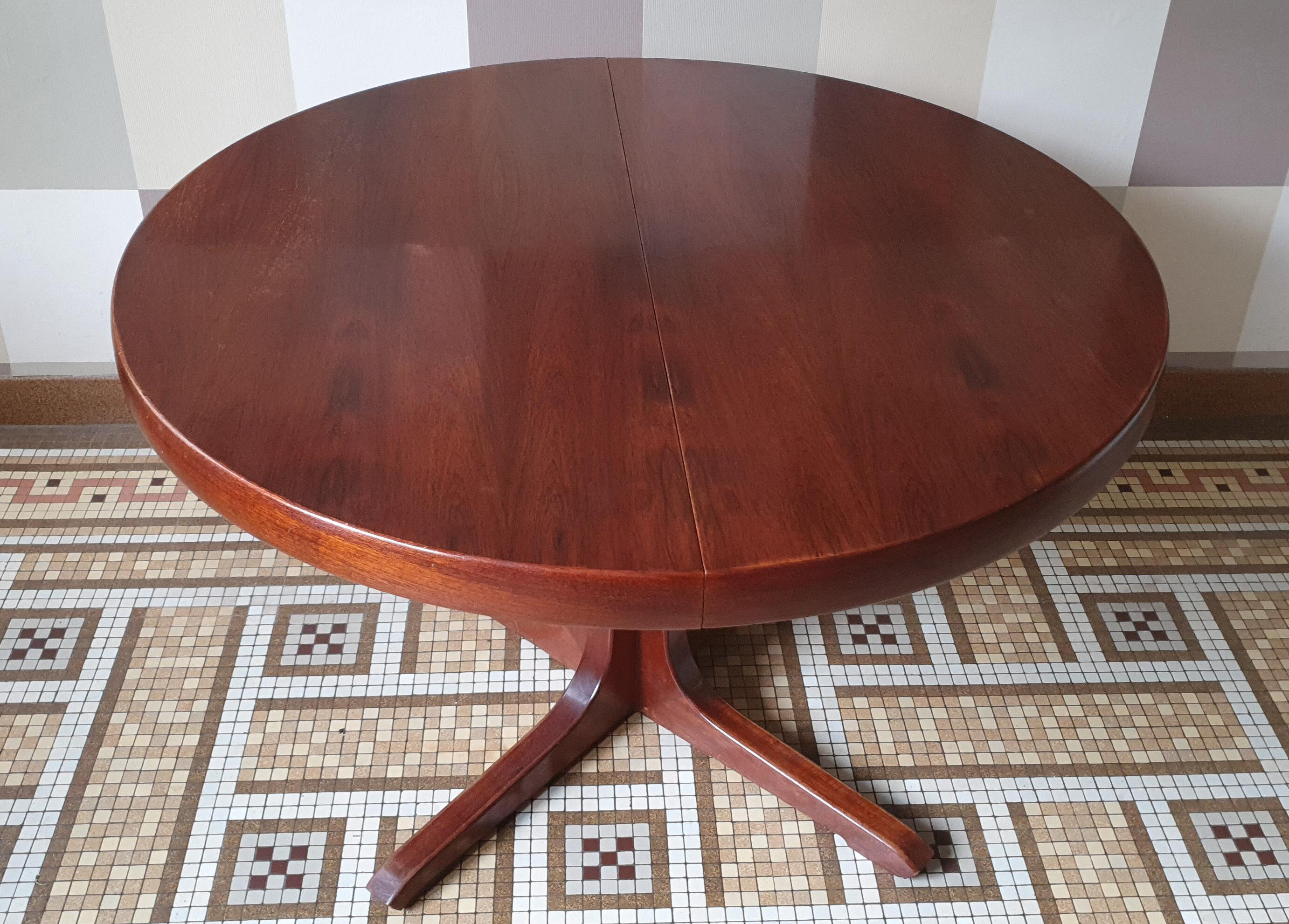 Baumann table with extension 60s/70s
