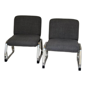 Paire de fauteuils 70
