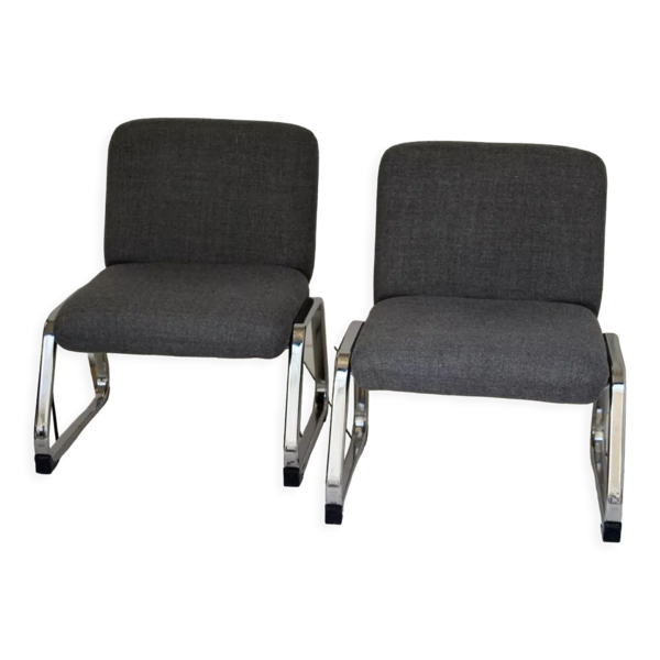 Paire de fauteuils 70