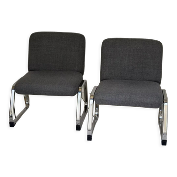 Paire de fauteuils 70