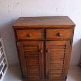 Small vintage wooden sideboard