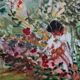 Yvonne Cheffer Delouis: The Garden in Spring, original signed lithograph