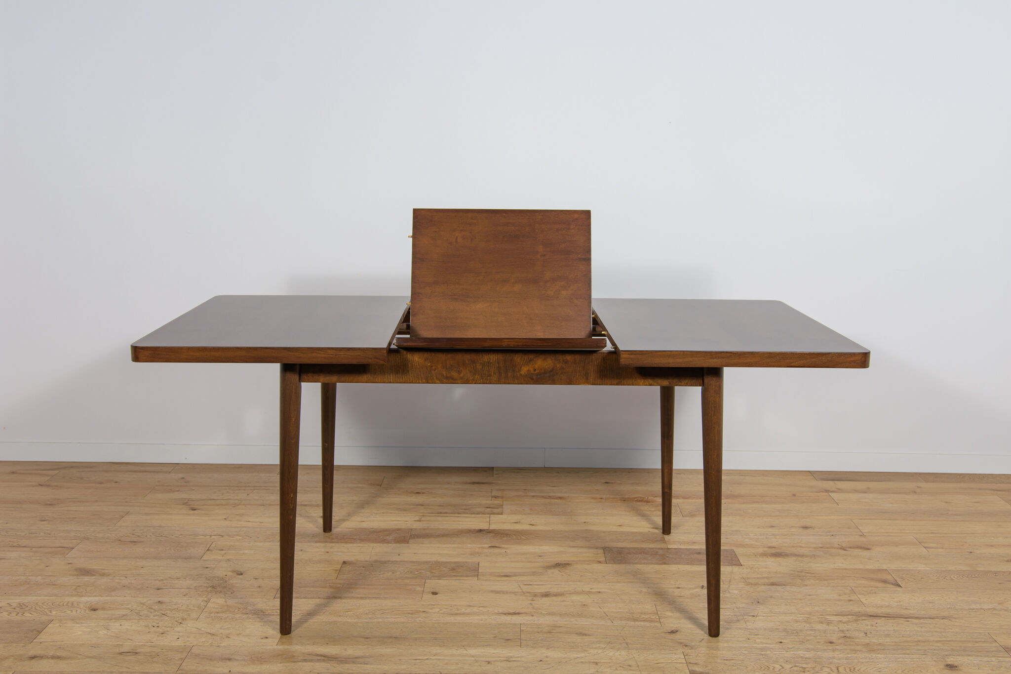 Mid Century Walnut Dining Table by Bohumil Landsman for Jitona, Czechoslovakia, 1960s