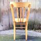 Chaise bistrot bois vintage