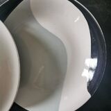 Set of 6 hollow plates 1970 signed Hoffman
