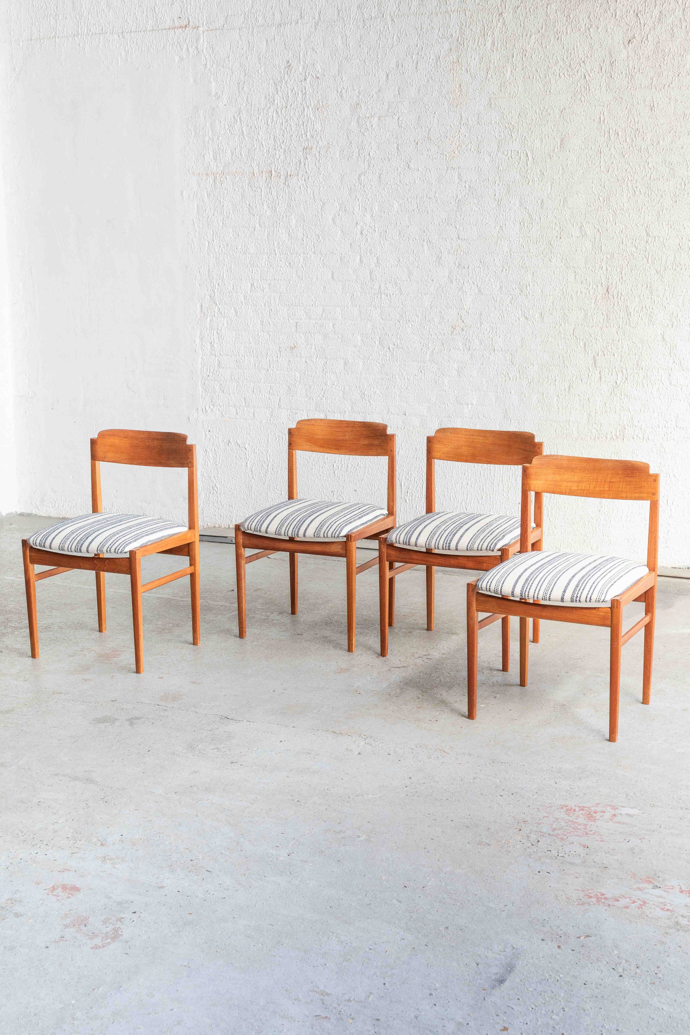 Set of 4 dining chairs, Danish design, 1950's