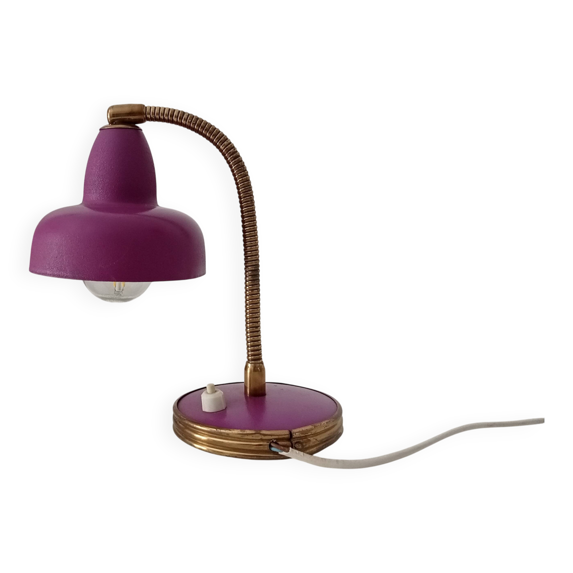 Vintage desk lamp from the 1950s.