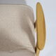 Fauteuil vintage 366 Pologne années 60 J. Chierowski, tissu beige