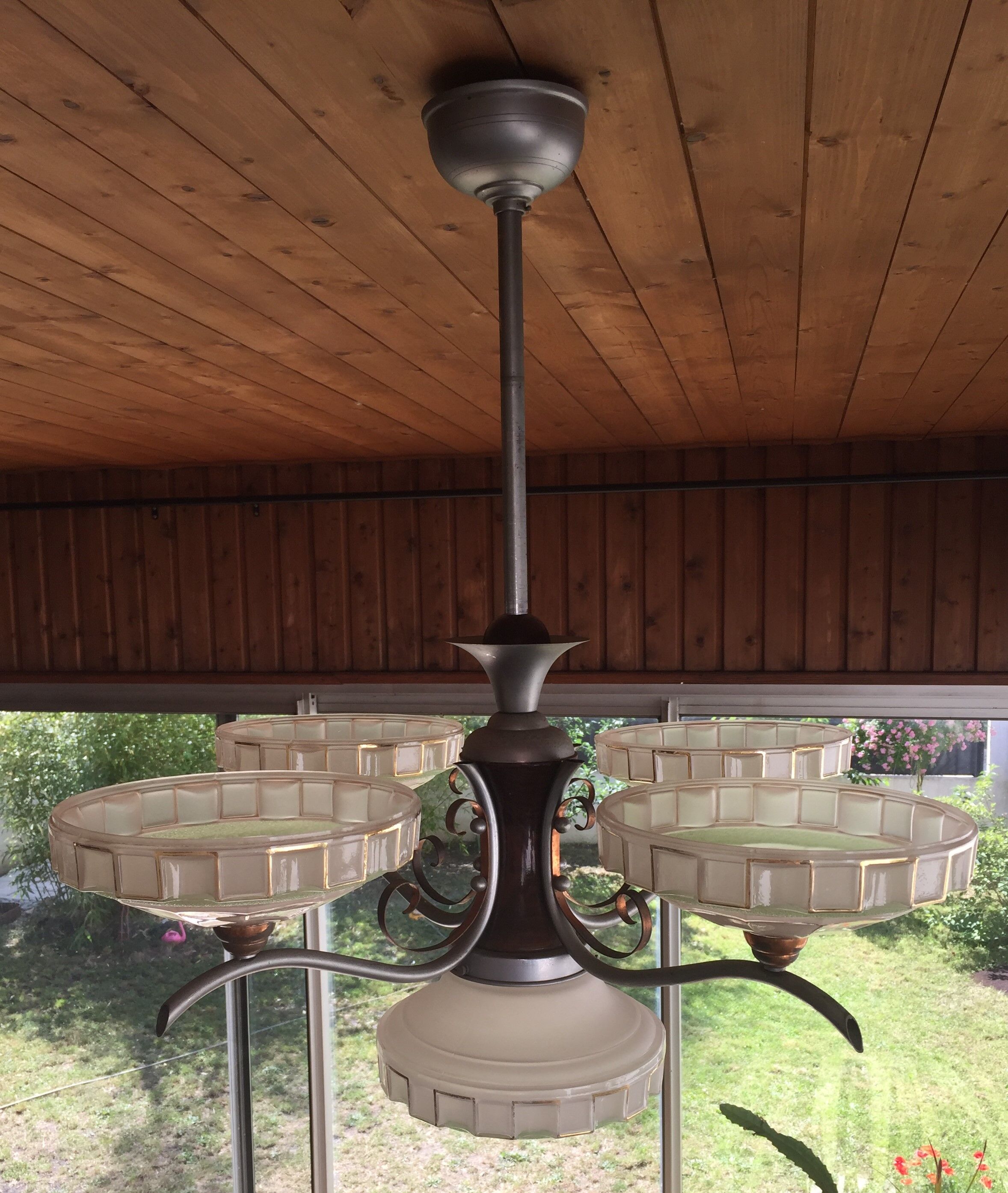 1920s Art Deco chandelier