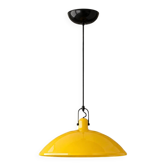 Lampe suspendue "Lampara" 1849 de Martinelli Luce par Elio Martinelli – rare jaune