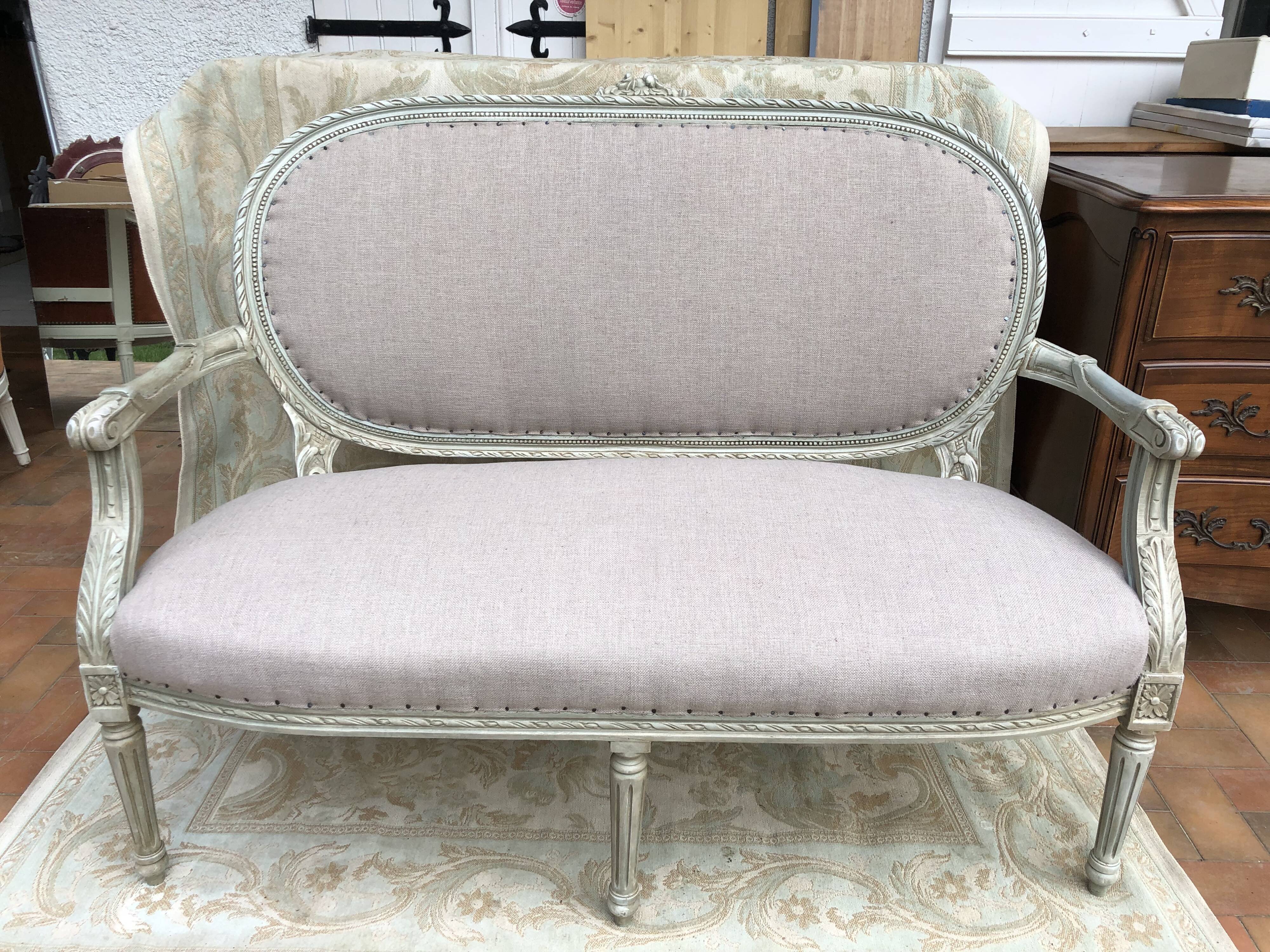 Louis XVI-style sofa