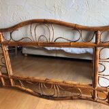 100 x 65 cm Bamboo mirror