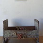 Old, antique cradle.