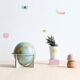 Globe terrestre vintage Scan Globe Danemark