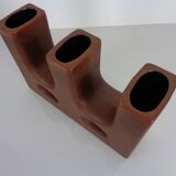 Dutch studio ceramic vase by Marius & Hugo Van Woerden for Vest Keramiek, 1970s