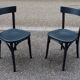 Set of 2 vintage bistro chairs