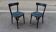 Set of 2 vintage bistro chairs