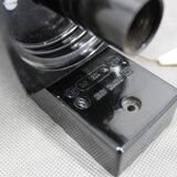 Mid-century wall light in bakelite and glass, 1960s