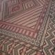 Large vintage Tunisian mergoum rug 258x330cm