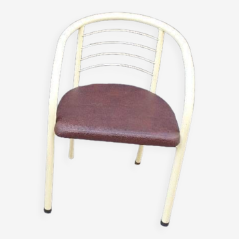 Metal and skai chair, 1950-60