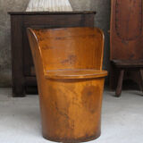 Trunk armchair Kubbstol Suede 1900