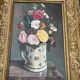 Oil on canvas, old, signed P. Perrisse, dated 1888, bouquet of flowers.