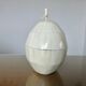 Ice bucket "coconut" bone marquetry 50s