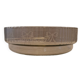 Vide poche en verre ciselé