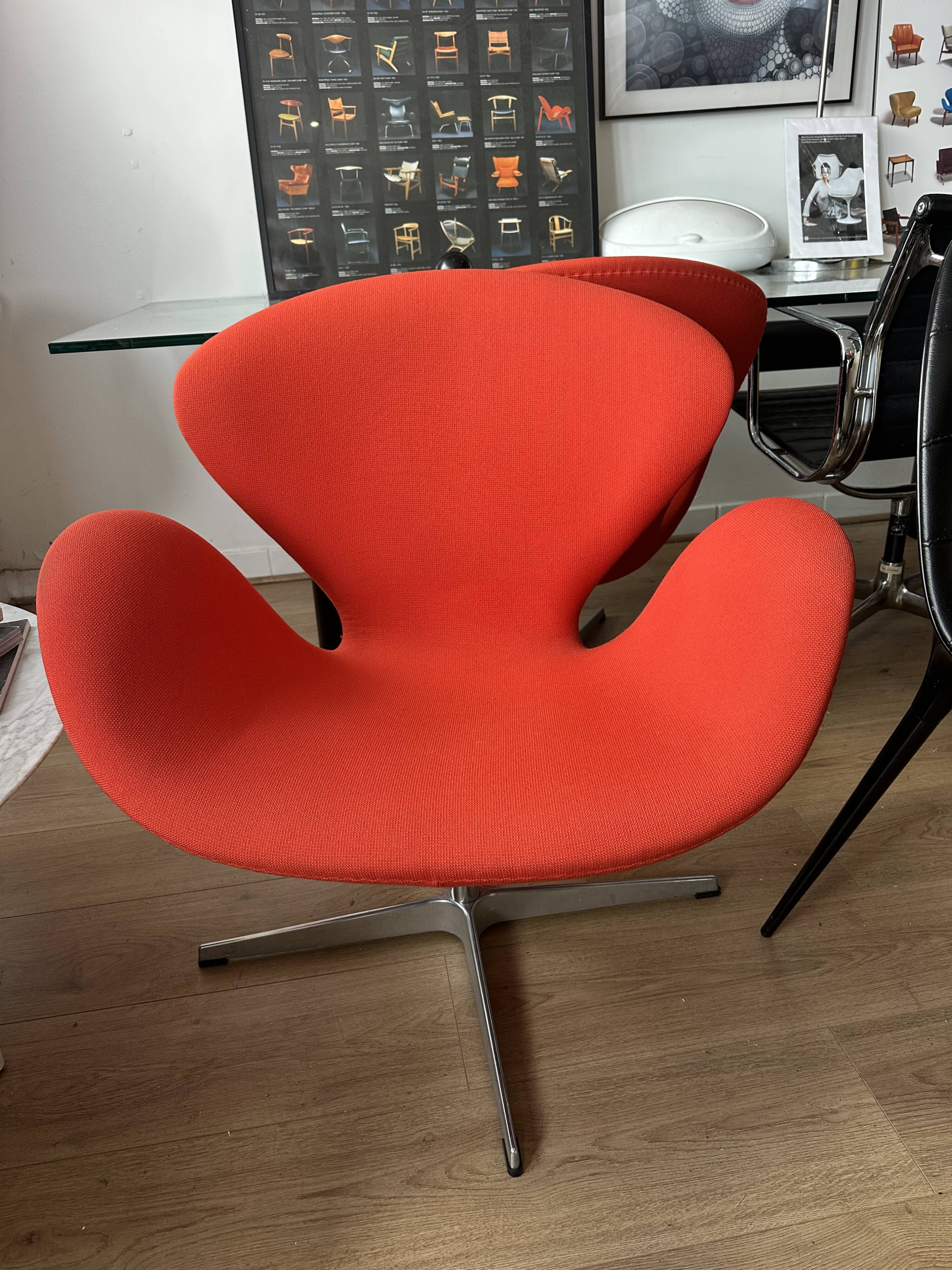 Fauteuil swan Arne Jacobsen pour Fritz Hansen