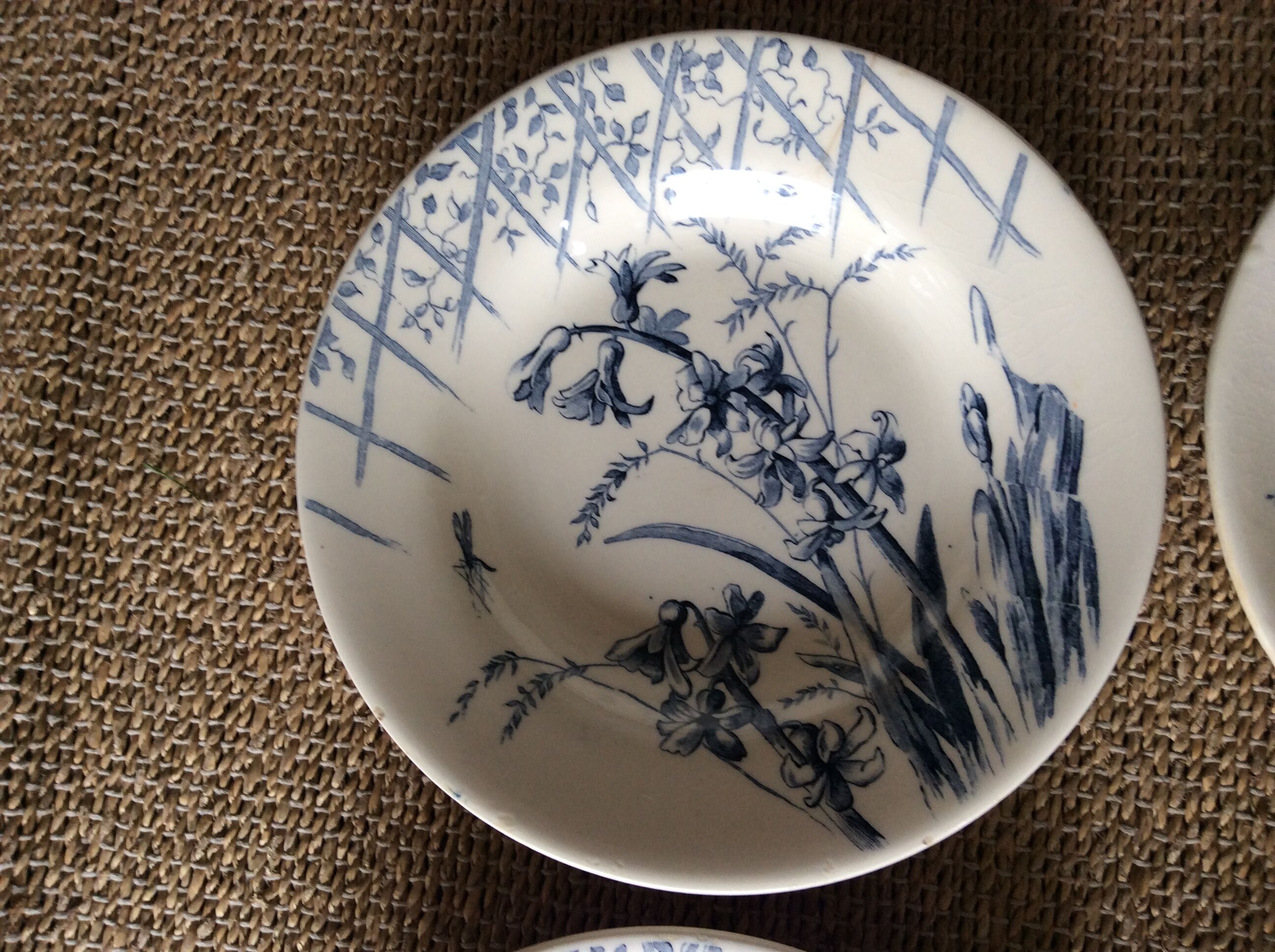 9 assiettes Terre de Fer