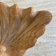 Coupe bénitier ancienne en bois sculpté