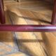 Wooden chair, FDB Mobler J46 burgundy