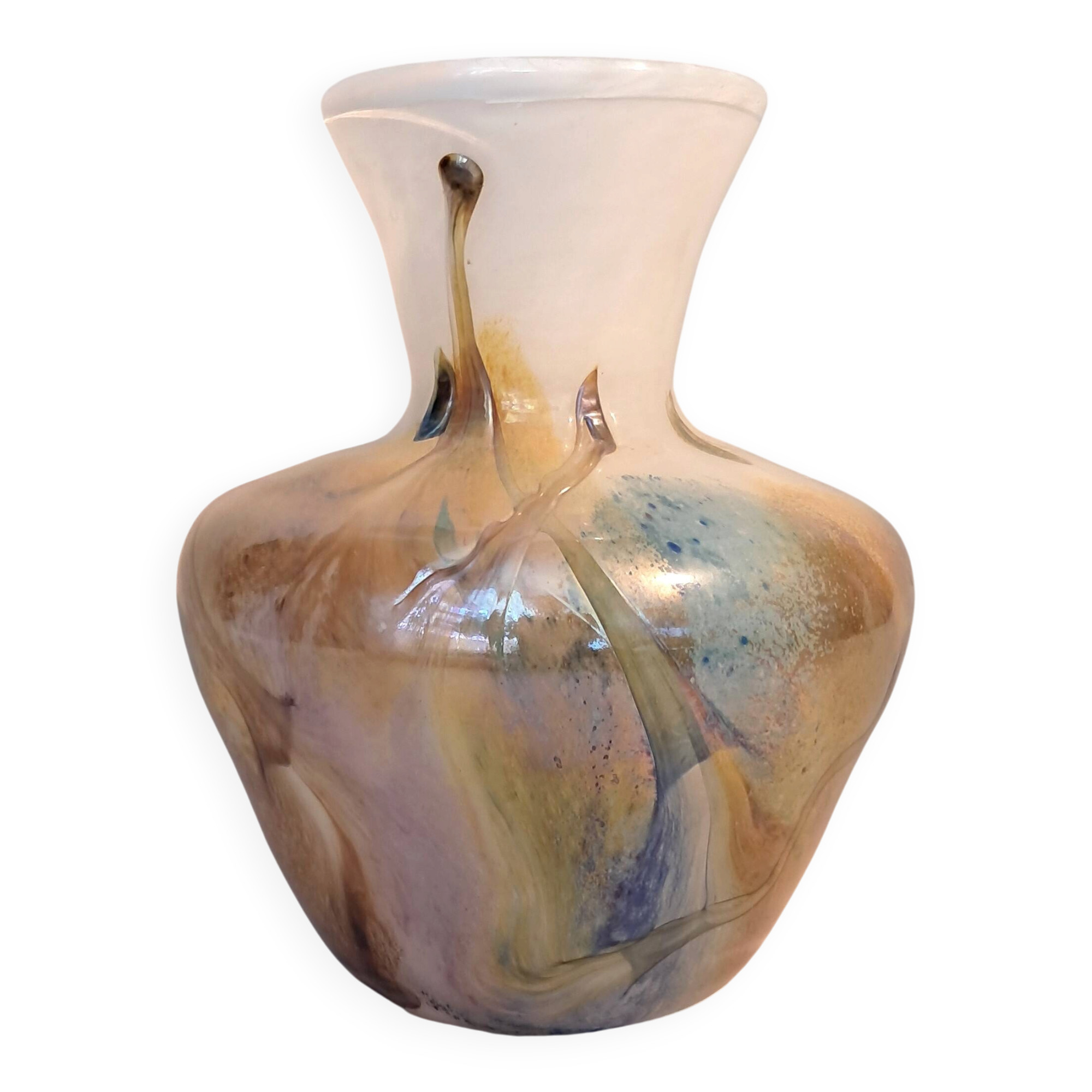 Vase Maure Vieil Mick & Bob Le Bleis 1960/1970 vintage.