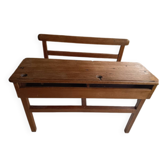 School desk for 2 with bench