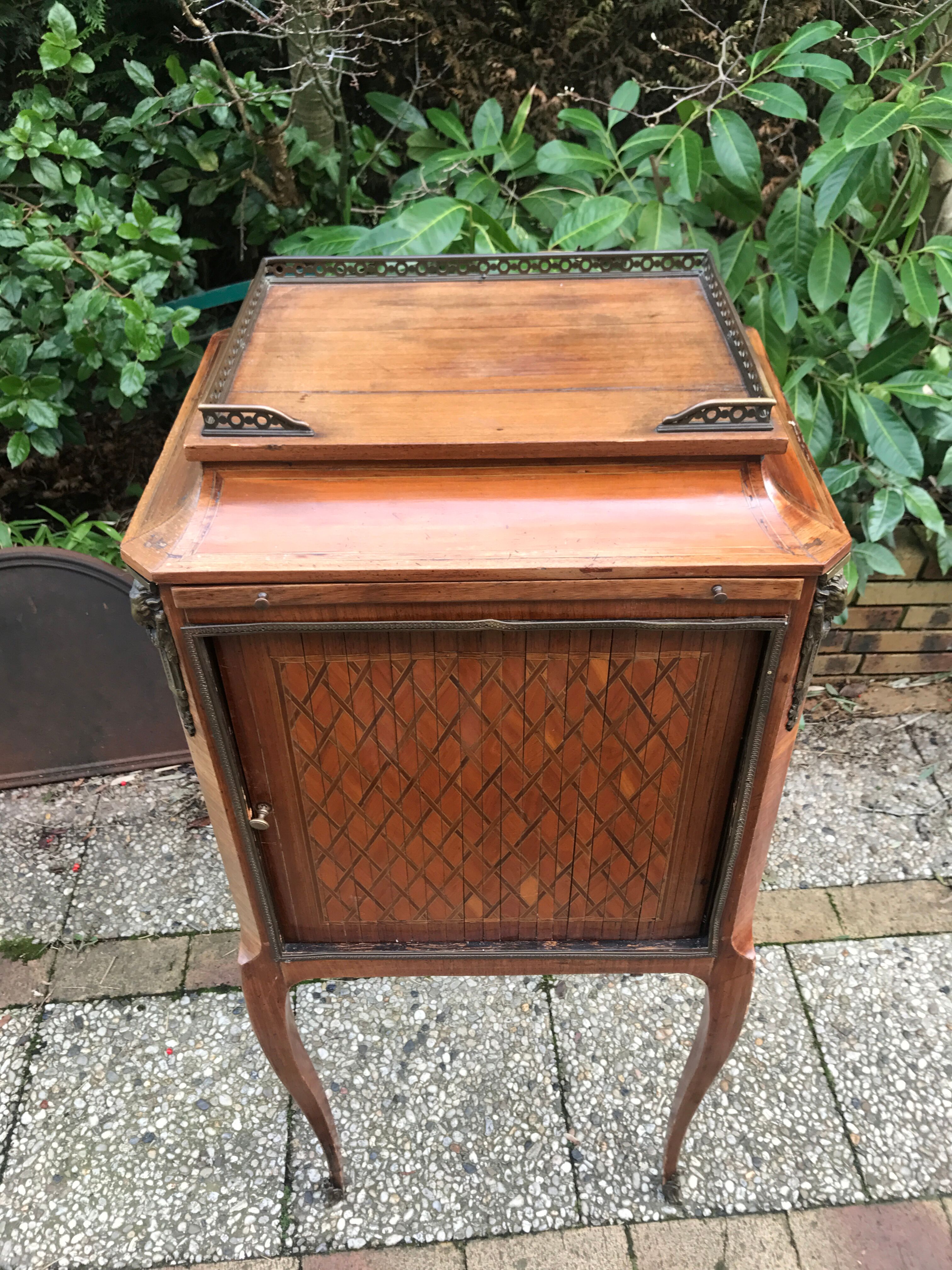 Furniture style Louis XV marquetry
