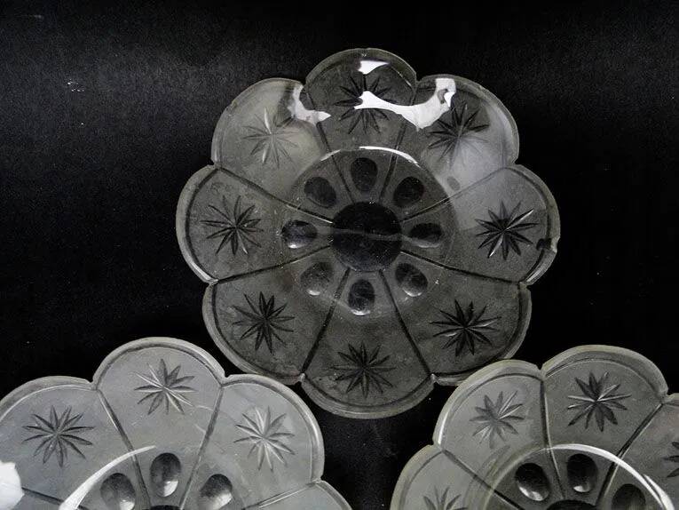B1A set of 6 plates in Biedermeier style