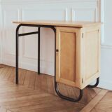 Renovated vintage desk by Jacques Hitier, 1960s.