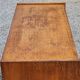 Chest of drawers of the 50s in golden blond oak 5 drawers conical feet
