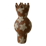 Vase amphore fleurie