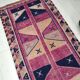 Pink & Dark Blue Anatolian Runner sku 2269.
