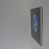 Late 20th century geometric framed artwork